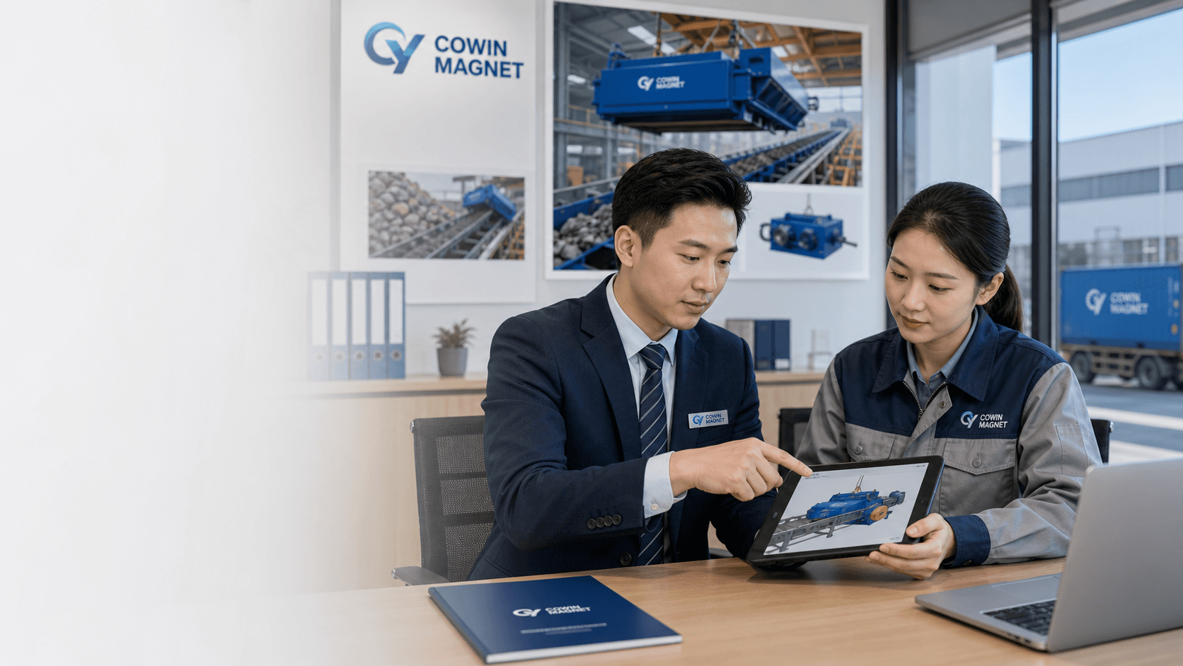 Cowinmagnet export service team supporting magnetic separator inquiries