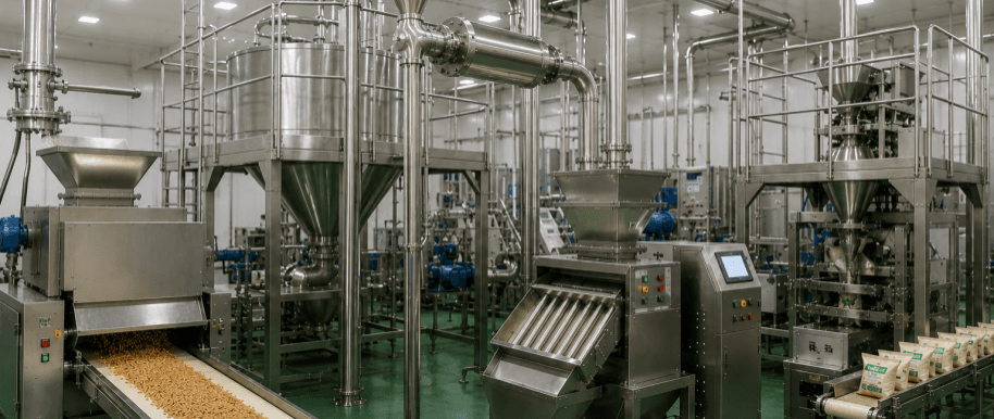 Magnetic separator used in food & grain processing application