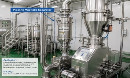 Spices magnetic separation application