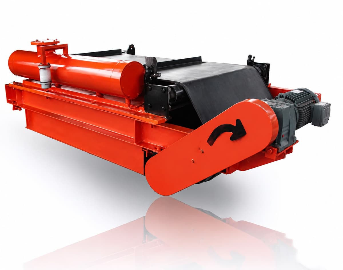 RCDF oil cooled self dumping electromagnetic iron remover Supplier