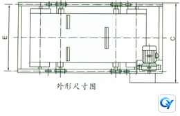 RCYD Self-Dumping Permanent Magnetic Iron Remover technical reference drawing 2