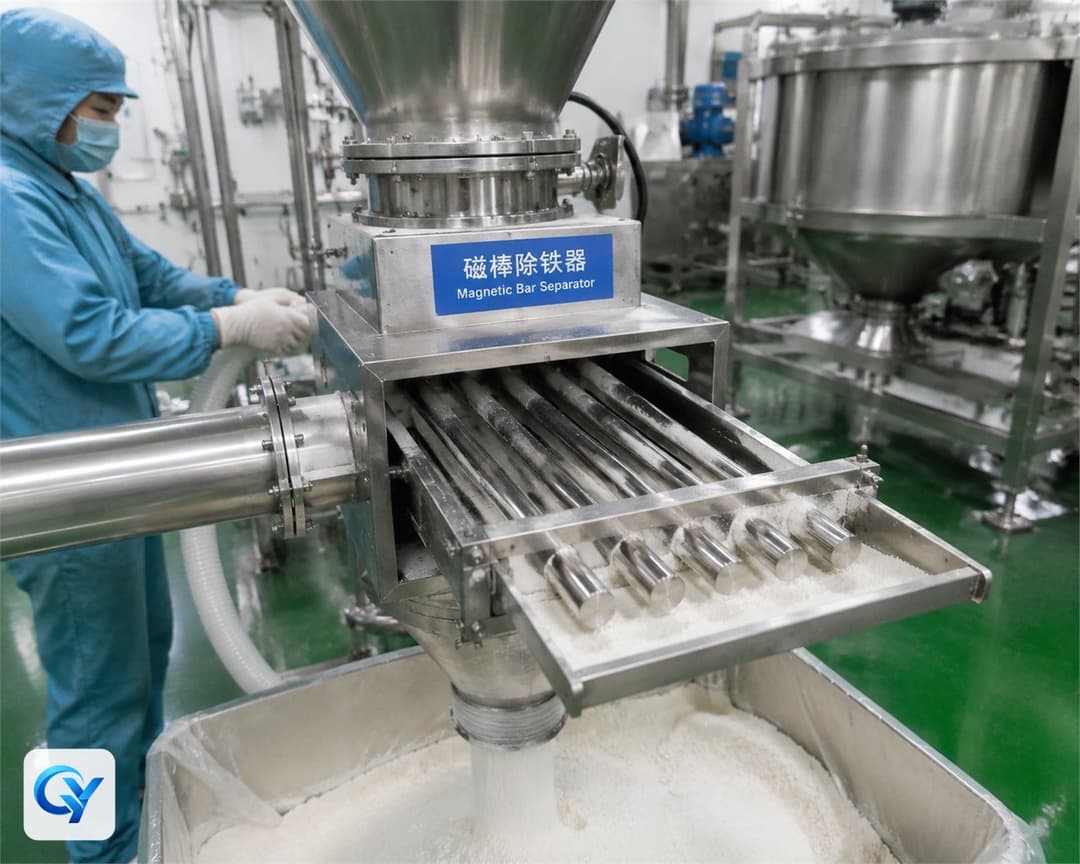 Beans and Nuts magnetic separation application