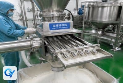 Coffee Beans and Tea magnetic separation application