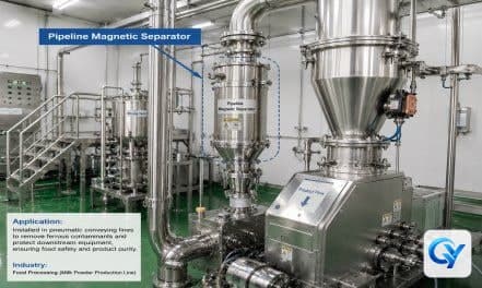 Spices magnetic separation application