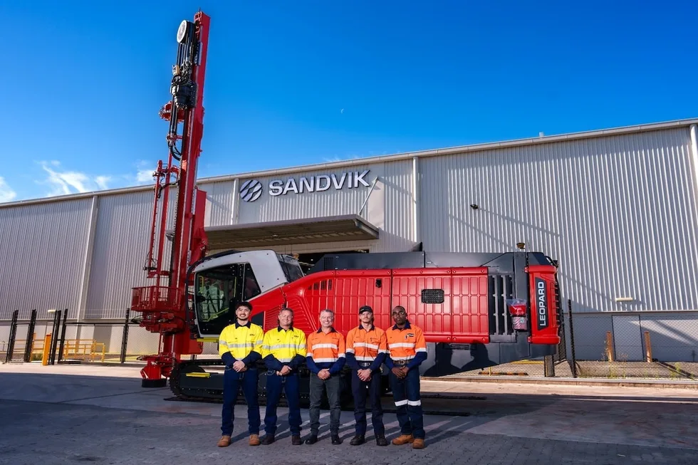 Sandvik achieves record operating hours on Leopard DI650i - source image from Australian Mining